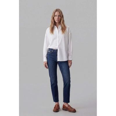 Calça Jeans Cropped Slim - Marinho