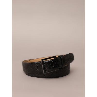 Cinto Ck Couro Aop - Preto