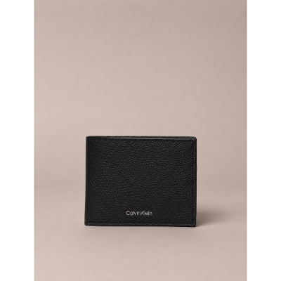 Carteira Ck Fold Couro - Preto