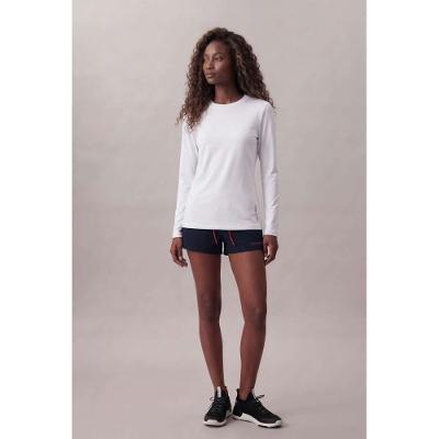 Camiseta Manga Longa Swimwear Feminino Uv - Branco