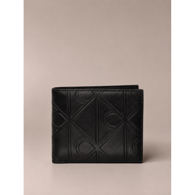 Carteira  Ck Aop Emboss - Preto