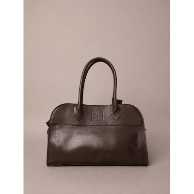 Bolsa Grande Calvin Klein Jeans Shopper - Cafe