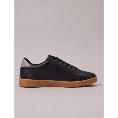 Tênis Calvin Klein Jeans Slim New Basic - Preto/Cinza Medio