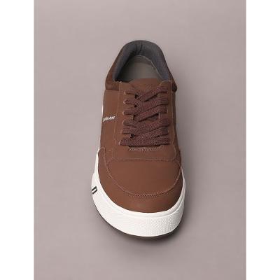 Tênis Calvin Klein Jeans Palito Basic - Marrom