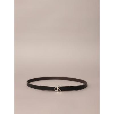 Cinto Fino Calvin Klein Jeans Double Face Fivela Calvin Klein - Preto