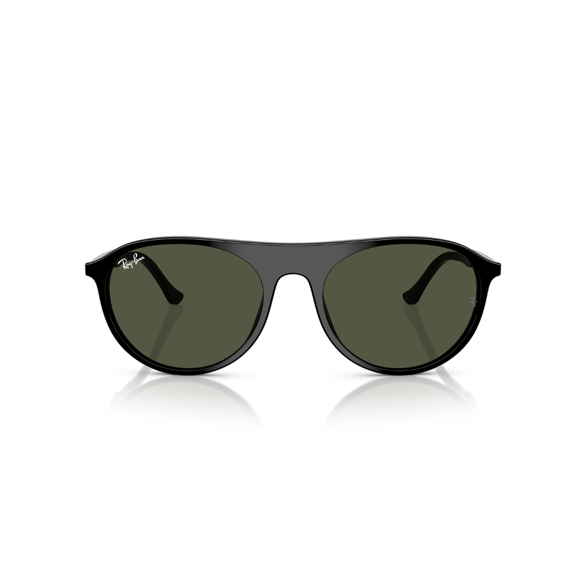 Óculos de Sol Ray-Ban 0RB2215 901/3159 Acetato Preto com lentes na cor Verde - 2