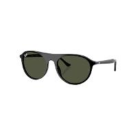 Óculos de Sol Ray-Ban 0RB2215 901/3159 Acetato Preto com lentes na cor Verde - 1