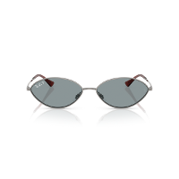 Óculos de Sol Ray-Ban Kai 0RB3757 004/2V59 Metal Chumbo com lentes na cor Azul Polarizado - 2