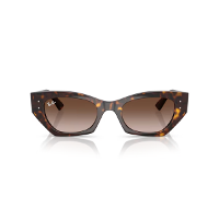 Óculos de Sol Ray-Ban Zena 0RB4430 13591352 Acetato Marrom Mesclado com lentes na cor Marrom Degradê - 2