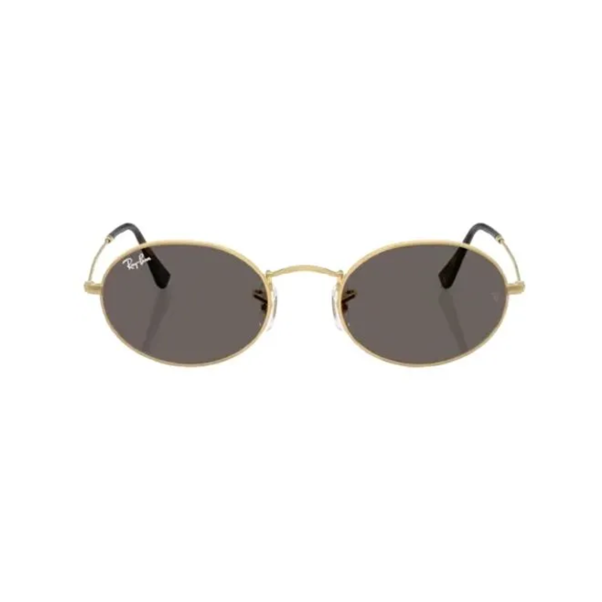 Óculos de Sol Ray-Ban Oval 0RB3547N 001/B151 Metal Dourado com lentes na cor Cinza - 3