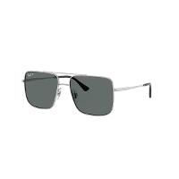 Óculos de Sol Ray-Ban Ari 0RB3758 003/8156 Metal Prata com lentes na cor Cinza Polarizado - 1