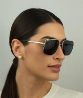 Óculos de Sol Ray-Ban Ari 0RB3758 003/8156 Metal Prata com lentes na cor Cinza Polarizado - 5