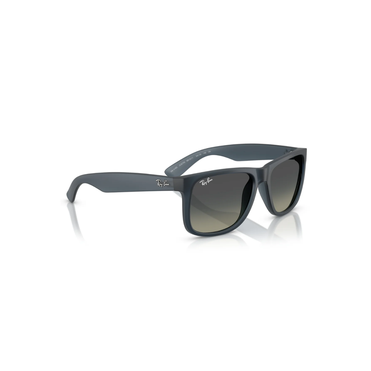 Óculos de Sol Ray-Ban Justin 0RB4165 68131155 Nylon Azul com lentes na cor Cinza Degradê - 3