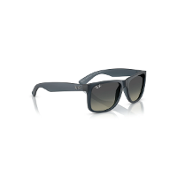 Óculos de Sol Ray-Ban Justin 0RB4165 68131155 Nylon Azul com lentes na cor Cinza Degradê - 3
