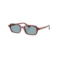 Óculos de Sol Ray-Ban Zuri 0RB4455 68098052 Acetato Vermelho Escuro com lentes na cor Azul - 1