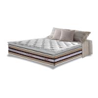 Colchão Queen de Molas Ensacadas D33 com Pillow TOP Cama inBox Select 158x198x32 Bege - 1