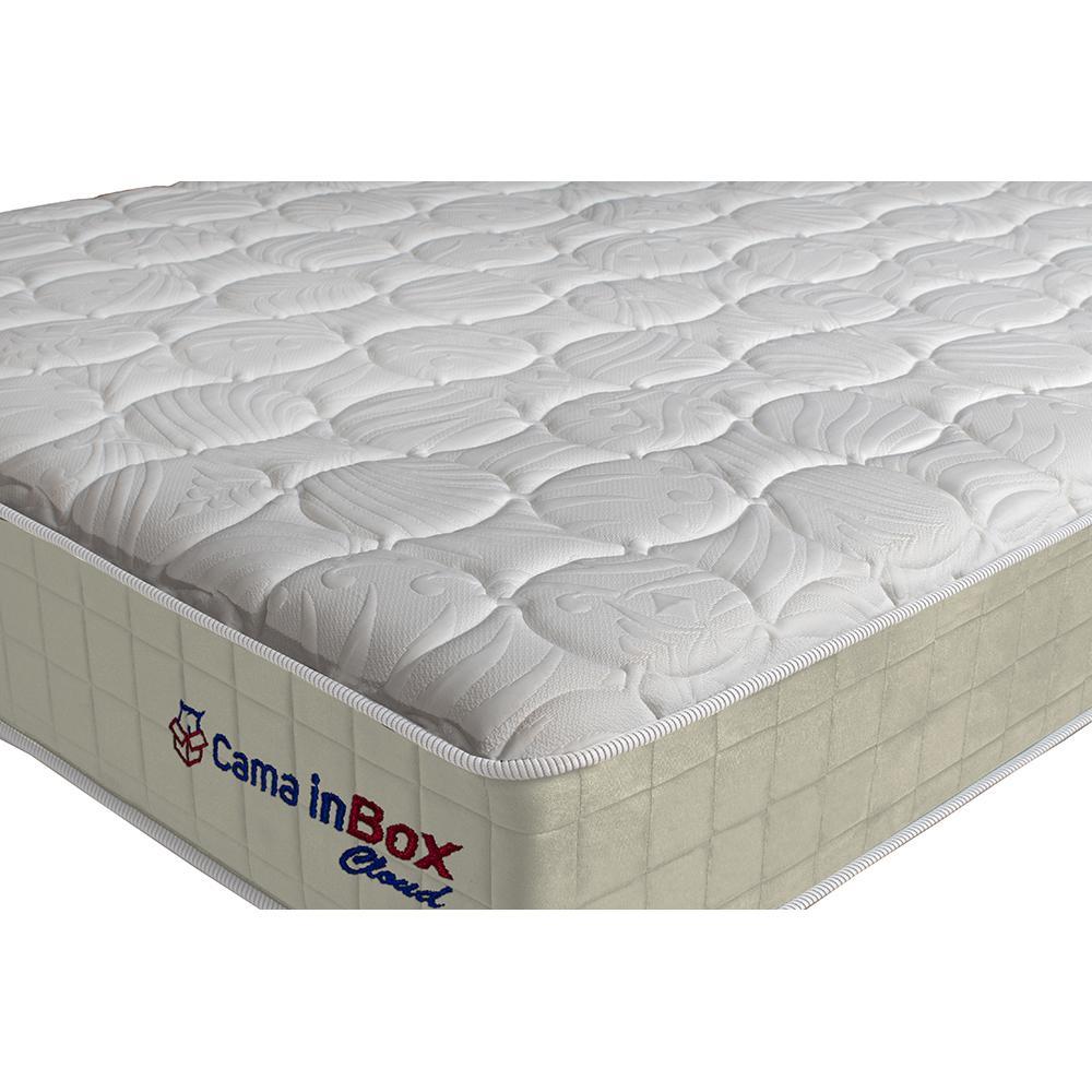 Colchão Queen com Molas Ensacadas Cama inBox Cloud Bege 158x198x28 - 5