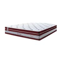 Colchão King de Molas Ensacadas Cama inBox Select Euro Soft 193x203x32 Vinho