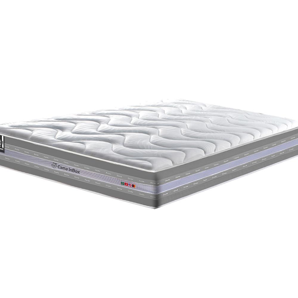 Colchão King de Molas Ensacadas D33 Cama inBox Select Firme 193x203x32 Cinza - 4