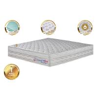 Colchão Casal com Molas Ensacadas Cama inBox Wonderful Branco 138x188x32