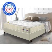 Colchão Casal com Molas Ensacadas Cama inBox Cloud Bege 138x188x28 - 2