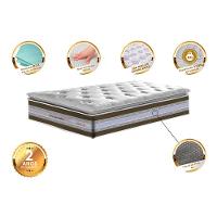 Colchão Solteiro de Molas Ensacadas D33 com Pillow TOP Cama inBox Select 88x188x32 Café - 3