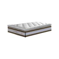 Colchão Solteiro de Molas Ensacadas D33 com Pillow TOP Cama inBox Select 88x188x32 Café