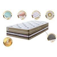 Colchão Solteiro de Molas Ensacadas Cama inBox Select Euro Soft 88x188x32 Bege - 3