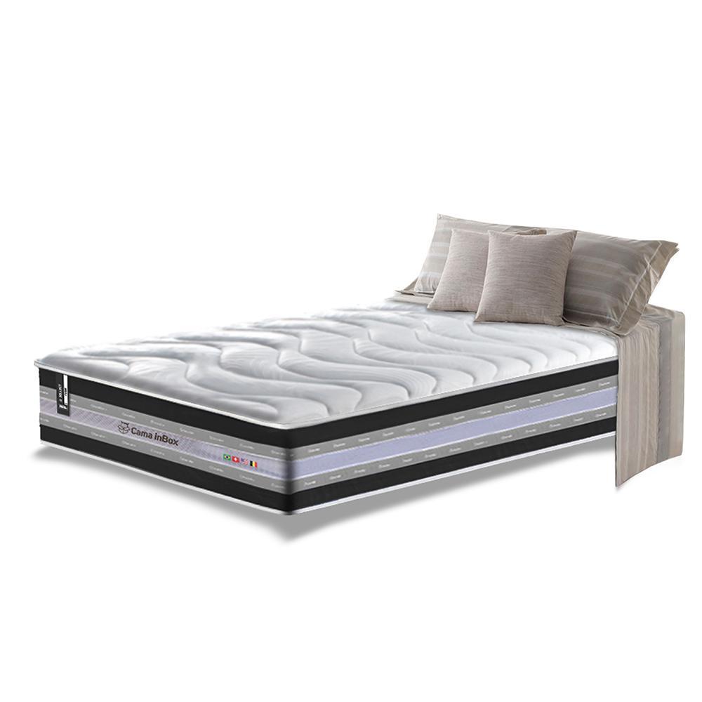 Colchão Solteiro de Molas Ensacadas D33 Cama inBox Select Firme 88x188x32 Preto - 1