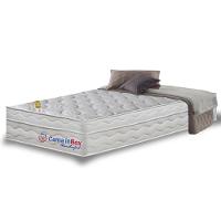 Colchão Solteiro com Molas Ensacadas Cama inBox Wonderful Branco 88x188x32 - 1