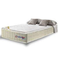 Colchão Solteiro com Molas Ensacadas Cama inBox Cloud Bege 88x188x28 - 1