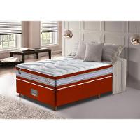Conjunto Cama Box Solteiro de Molas Ensacadas D33 Cama inBox Select Firme 88x188x71 Vermelho - 1