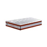 Conjunto Cama Box Solteiro de Molas Ensacadas D33 Cama inBox Select Firme 88x188x71 Vermelho