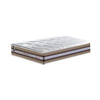 Conjunto Cama Box Solteiro de Molas Ensacadas D33 Cama inBox Select Firme 88x188x71 Bege