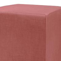 Puff Zelda Quadrado Multiuso 43x43x43cm Tecido Suede Velusoft Vinho - 4