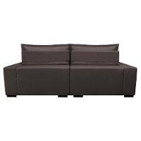 Sofa Retrátil e Reclinável com Molas Cama inBox Premium 2,12m tecido em linho Marrom - 7