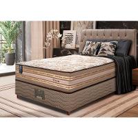 Cama Box Solteiro Colchão Pillow In + Box 88x188x72 Molas Ensacadas Cama inBox Duo Linem Bege - 1