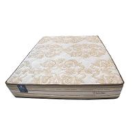 Cama Box Casal Colchão Pillow In + Box 138x188x72 Molas Ensacadas Cama inBox Duo Linem Bege