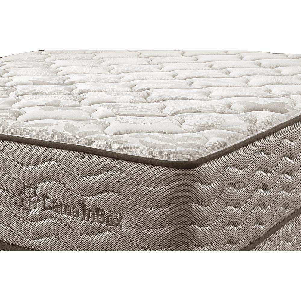 Cama Box King Colchão Euro + Box 193x203x71 Molas Ensacadas Cama inBox Ocean Bege - 4