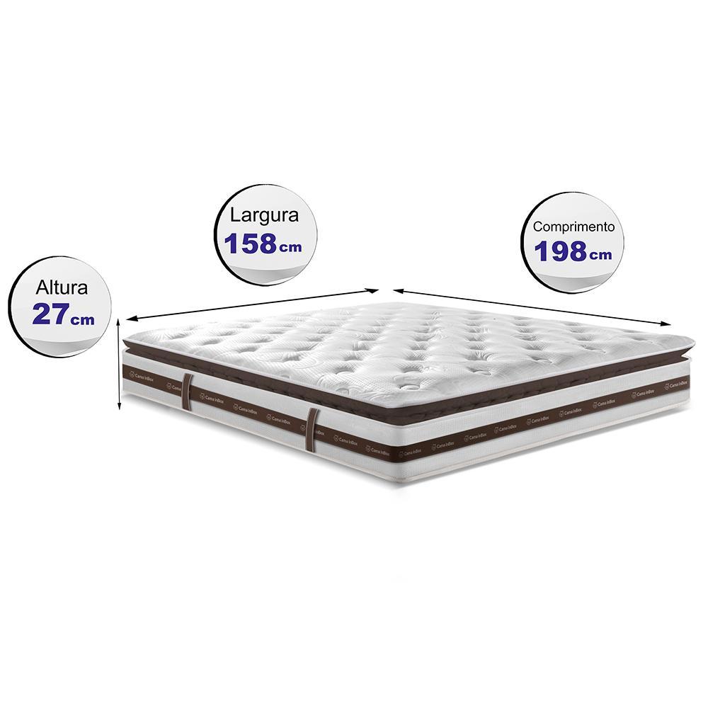 Colchão Queen Molas Ensacadas 158x198 Cama inBox Relax Pillow - 2