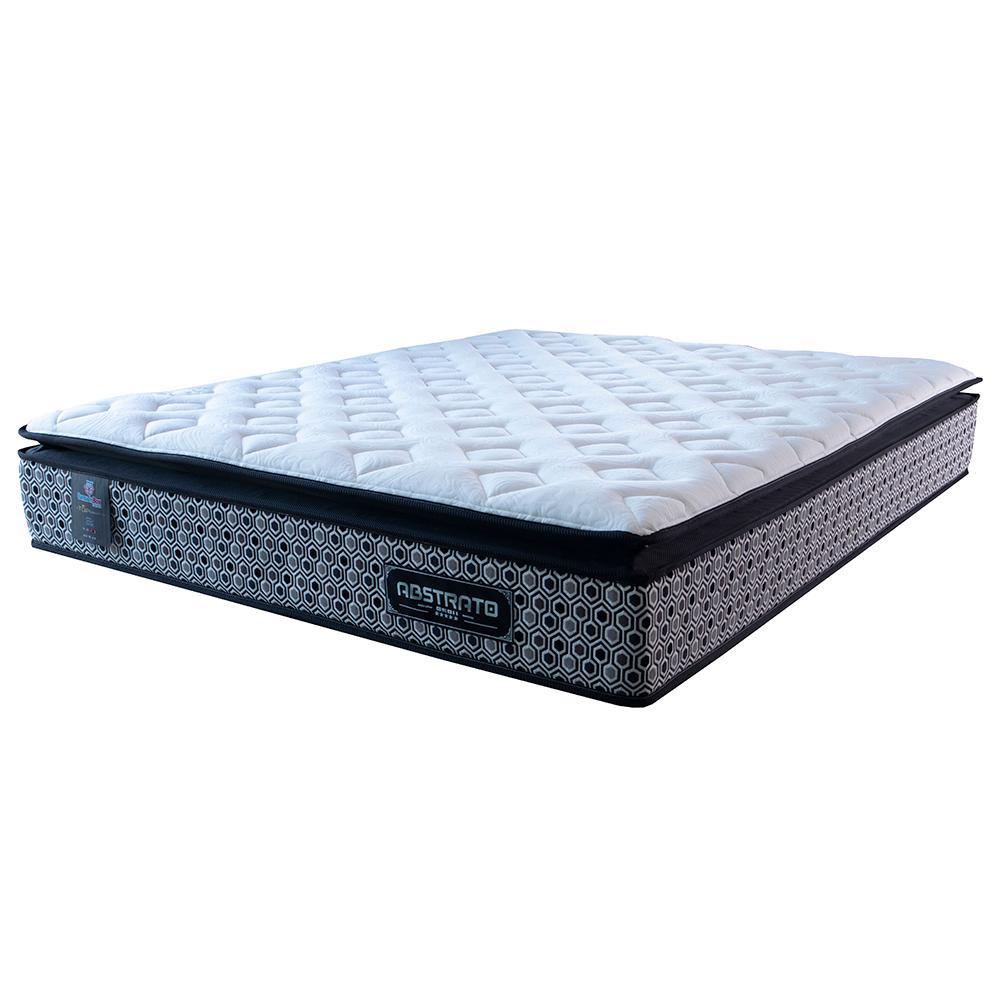 Colchão King Molas Ensacadas Pillow Top 193x203x31 Cama inBox Abstrato - 5