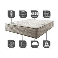 Colchão King Molas Ensacadas Euro 193x203x32 Cama inBox Ocean Bege - 3