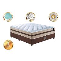 Conjunto Cama Box Casal (Colchão + Box) de Molas Cama inBox Smart Pró 138x188x60 Bege - 3