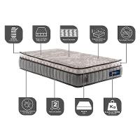 Colchão Solteiro Molas Ensacadas Euro Pillow 88x188x31 Cama inBox Frost ThermoGel - 3