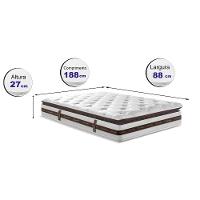 Colchão Solteiro Molas Ensacadas 88x188 Cama inBox Relax Pillow - 2