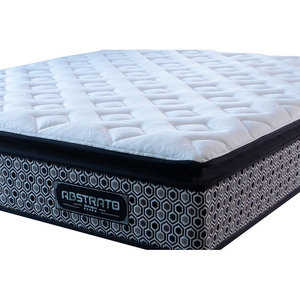 Colchão Queen Molas Ensacadas Pillow Top 158x198x31 Cama inBox Abstrato - 4