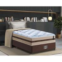Conjunto Cama Box Solteiro (Colchão + Box) de Molas Cama inBox Smart Pró 88x188x60 Bege - 1