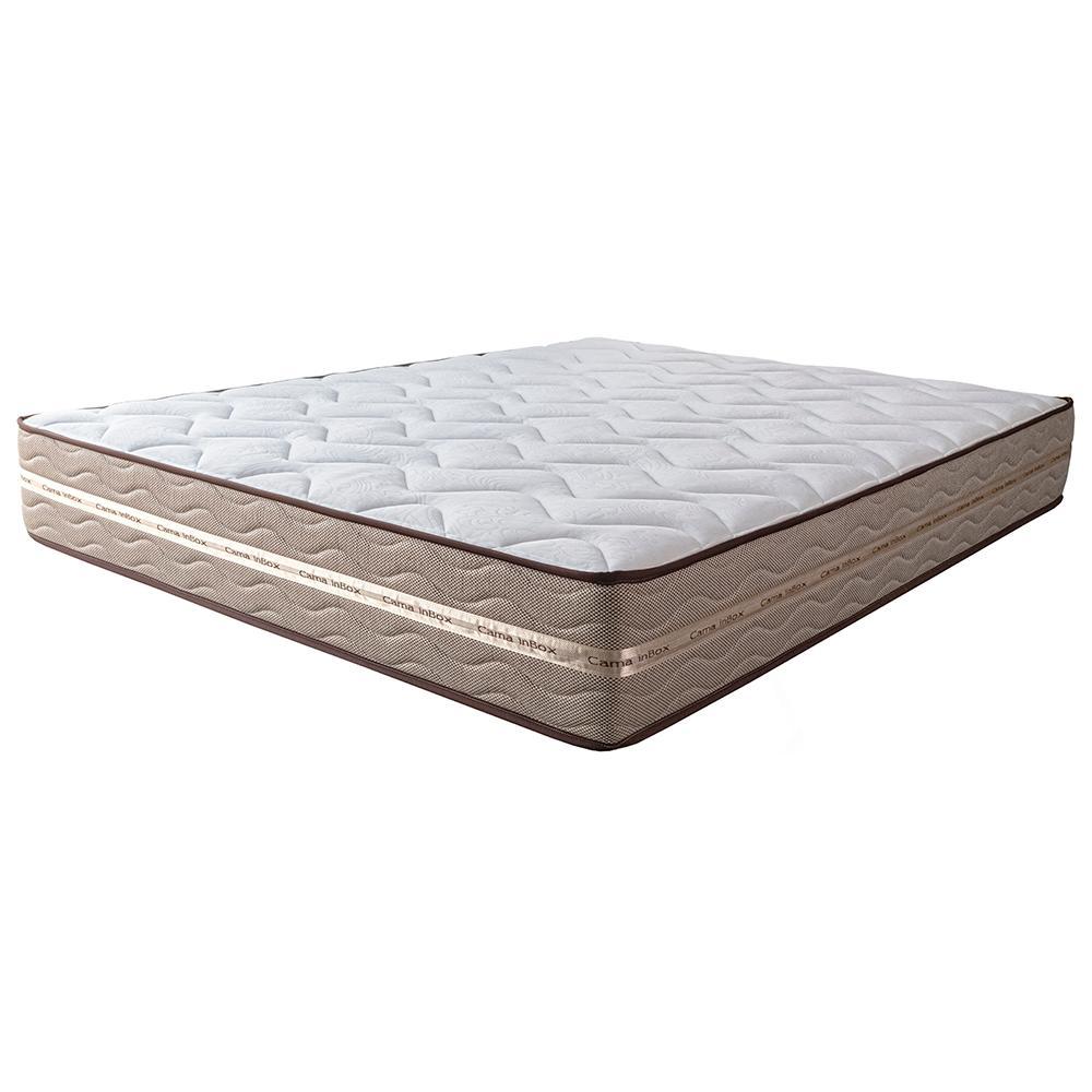 Colchão Super King de Molas Ensacadas 193x203x22 Cama inBox Smart Gold Bege - 5