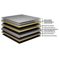 Colchão Solteiro de Molas Ensacadas 88x188x22 Cama inBox Smart Gold Bege - 6