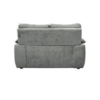 Sofá Luxemburgo 2 Lugares 1,52m Tecido Suede Cinza - 6
